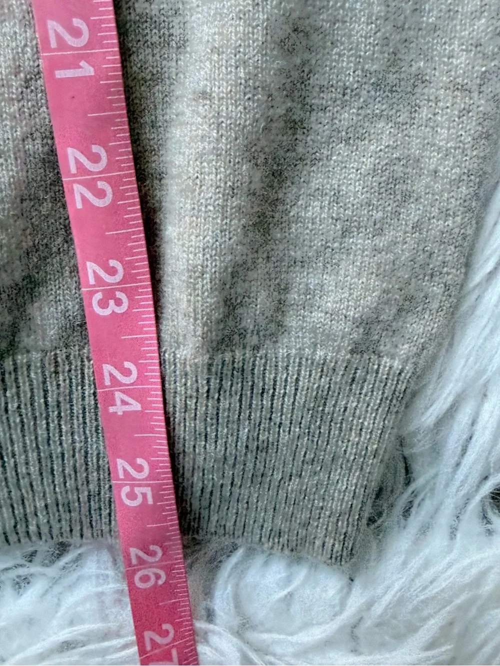 Nordstrom Mens Shop 100% Cashmere Quarter Zip Sweater Large Beige Quiet Luxury